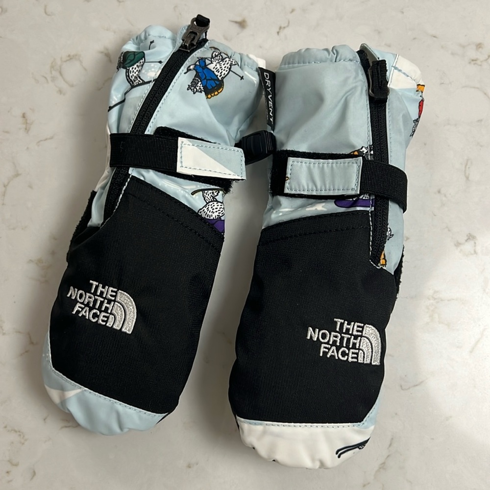 North Face snow mitten 2T